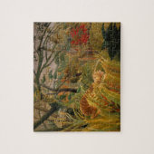 Tijger in een tropisch Storm door Henri Rousseau Legpuzzel (Verticaal)