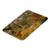 Tijger in een tropisch Storm door Henri Rousseau Magneet (Linkerzijde)