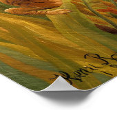 Tijger in een tropisch Storm door Henri Rousseau Poster (Hoek)