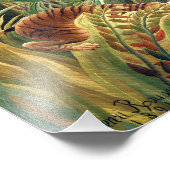 Tijger in een tropisch Storm Henri Rousseau | | Foto Afdruk (Hoek)