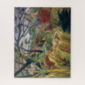 Tijger in een tropisch Storm Henri Rousseau | | Legpuzzel (Verticaal)