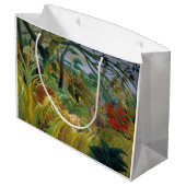 Tijger in een tropisch Storm, Rousseau Groot Cadeauzakje (Achterkant Gekanteld)