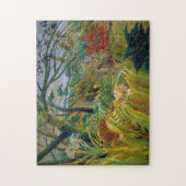 Tijger in een tropisch Storm, Rousseau Legpuzzel (Verticaal)