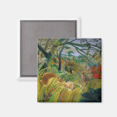 Tijger in een tropisch Storm, Rousseau Magneet (Voorkant / Achterkant)