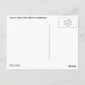 Tijger in een tropisch Storm (verhit) Briefkaart (Achterkant)