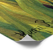 Tijger in een tropisch Storm (verhit) Poster (Hoek)