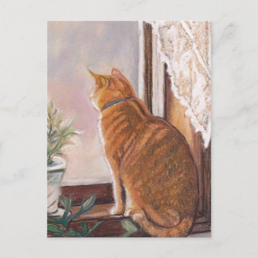 Tijger in het Briefkaart van de Kunst van de Kat v (Voorkant)