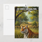 Tijger in het Jim Corbett National Park Briefkaart (Voorkant / Achterkant)
