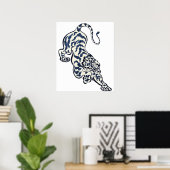 (Tijger in het Oerwoud) (1893) door Paul Ranson. Poster (Thuiskantoor)