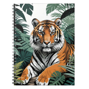 Tijger in het Oerwoud Notitieboek Journal