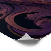 Tijger in het paarse poster (Hoek)