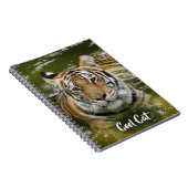 tijger in het water notitieboek (Rechterzijde)