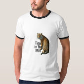 "Tijger in het wild" T-shirt (Voorkant)