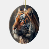 tijger in Natuur keramisch Ornament (Rechts)