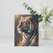 Tijger in Natuur na Kaart (Staand voorkant)