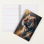 Tijger in Natuur spiraal Notitieboek 5,5 x 8,5 inc (Binnen)