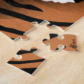 Tijger in Oerwoud Legpuzzel (Zijkant)