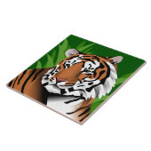Tijger in Oerwoud Tegeltje (Zijkant)