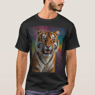 Tijger in portret t-shirt