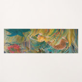 Tijger in Storm Tropisch bos Exotisch Oerwoud Yogamat (Voorkant (horizontaal))