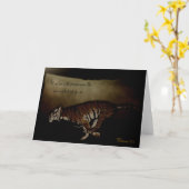 Tijger Inspirerend aanmoediging om de Race te runn Kaart (Gele Bloem)