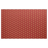 Tijger jaar goudrelig effect Symbool Zodiac F Stof (Yard (91,4 cm))