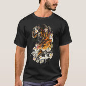  tijger - Japanse tijger - Aziatische juffer - blo T-shirt (Voorkant)