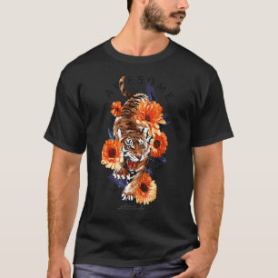 tijger - Japanse torenbloem voor W T-shirt