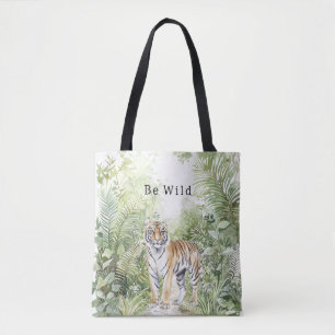 Tijger Jungle Be Wild Tote Bag