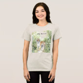 Tijger Jungle Be Wild Tri-Blend Shirt (Voorkant volledig)