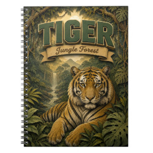 Tijger Jungle Bos POPCUT Notitieboek