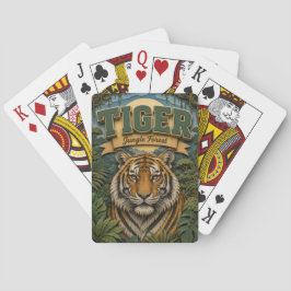Tijger Jungle Bos POPCUT Pokerkaarten