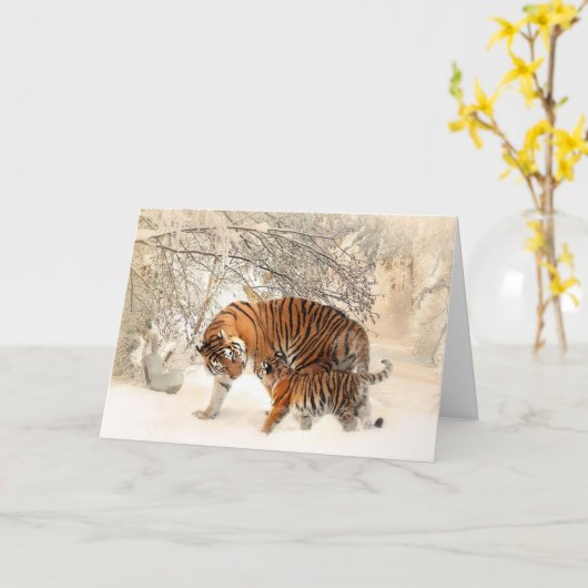 tijger kaart (Gele Bloem)