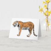 tijger kaart (Gele Bloem)