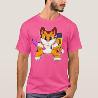 Tijger kam haardroger t-shirt