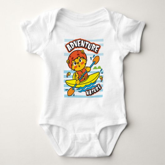 Tijger kanoën  romper (Voorkant)