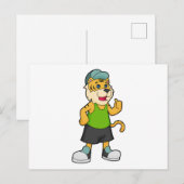 Tijger Kap Briefkaart (Voorkant / Achterkant)