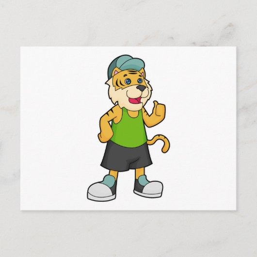 Tijger Kap Briefkaart (Voorkant)