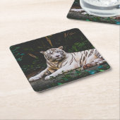 tijger kartonnen onderzetters (Schuin)