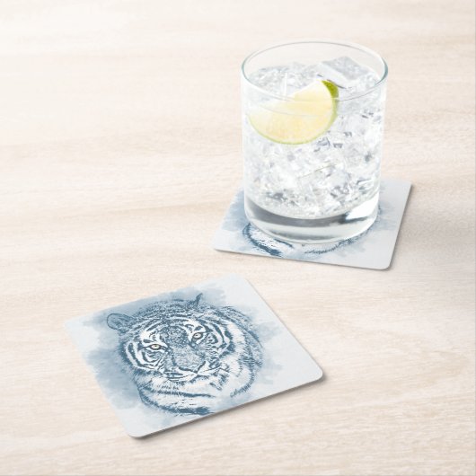 tijger kartonnen onderzetters (Insitu)