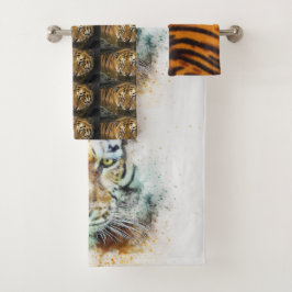 Tijger Kat Douche Bad Home Destiny's Destiny Handdoek