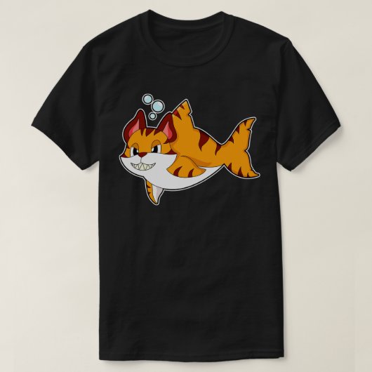 Tijger kat zoals in Water T-shirt (Design voorkant)