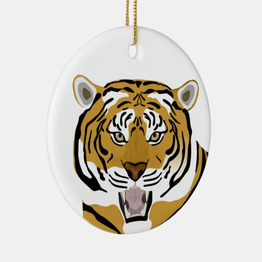 Tijger Keramisch Ornament (Rechts)