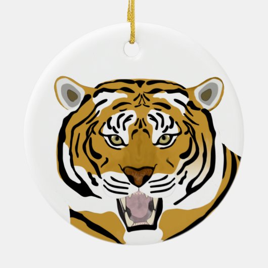 Tijger Keramisch Ornament (Achterkant)