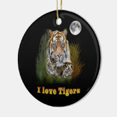tijger keramisch ornament (Links)
