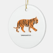 tijger keramisch ornament (Links)