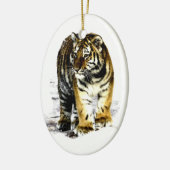 tijger keramisch ornament (Links)