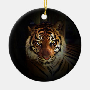 tijger keramisch ornament