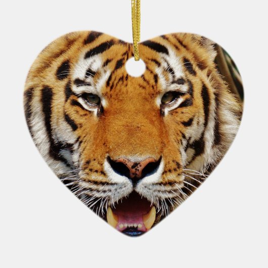 tijger keramisch ornament (Voorkant)