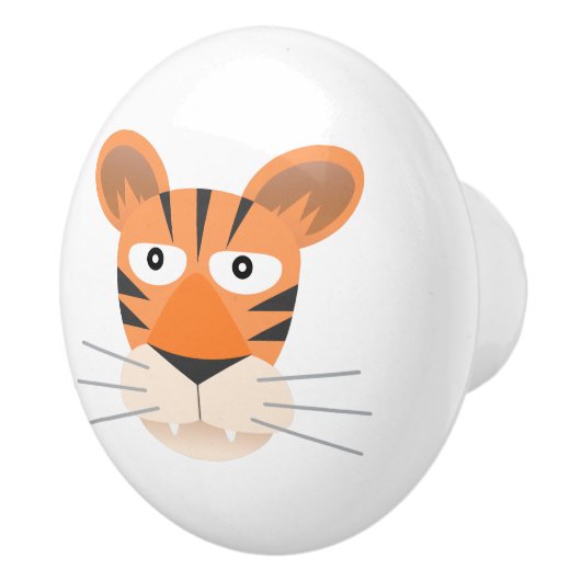 tijger keramische knop (Rechts)